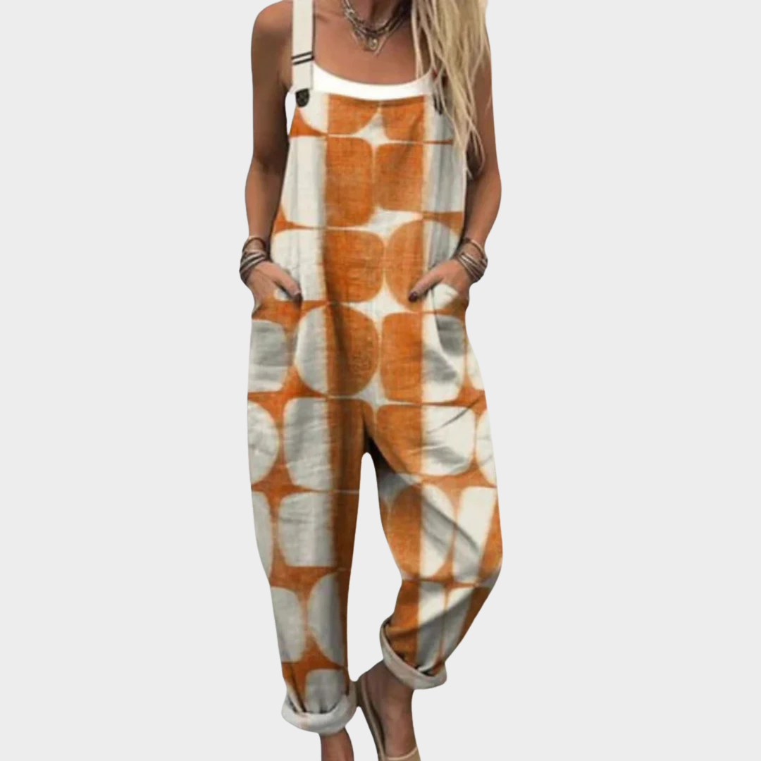 Comfortable Printed Overall