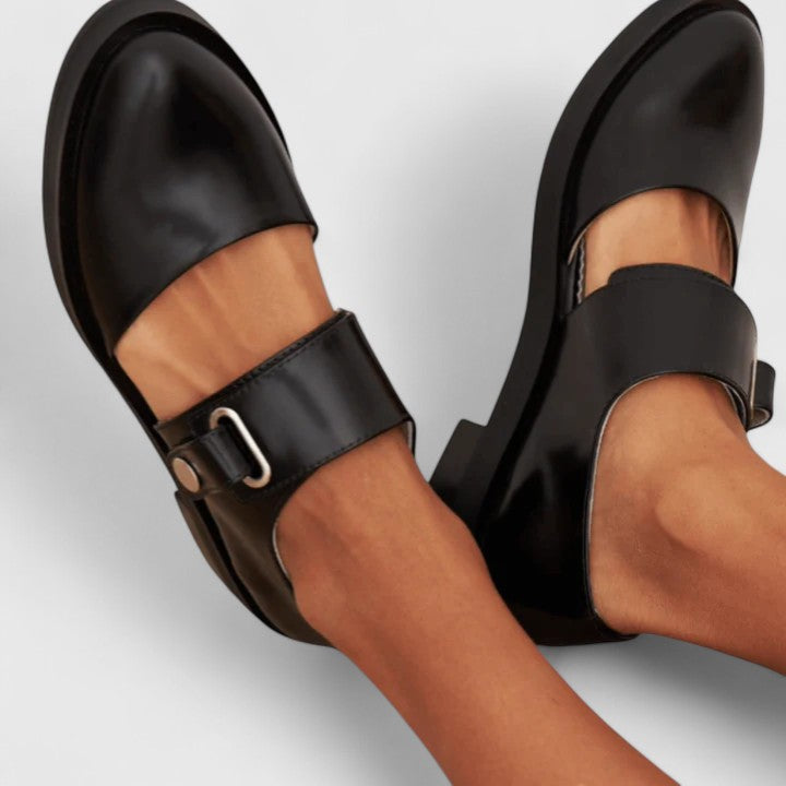 STACEY | Orthopedic Mary Jane Shoes Leather