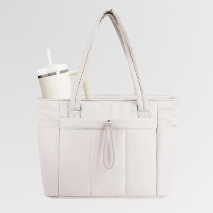 VEJA™ - Women’s Insulated Puffer Tote Bag Laptop & Cup Holder Casual Work Bag
