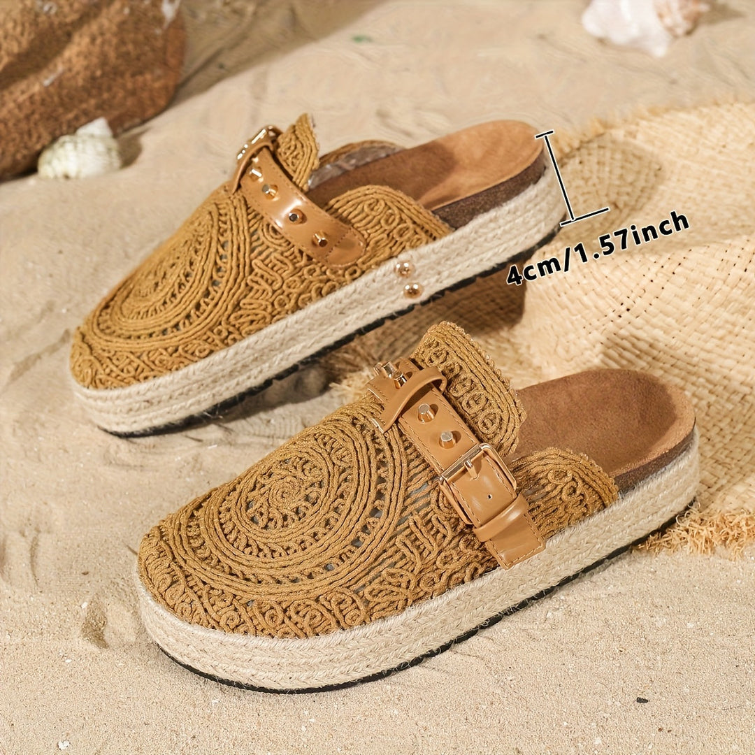 Solara | Slip-On Platform Sandals
