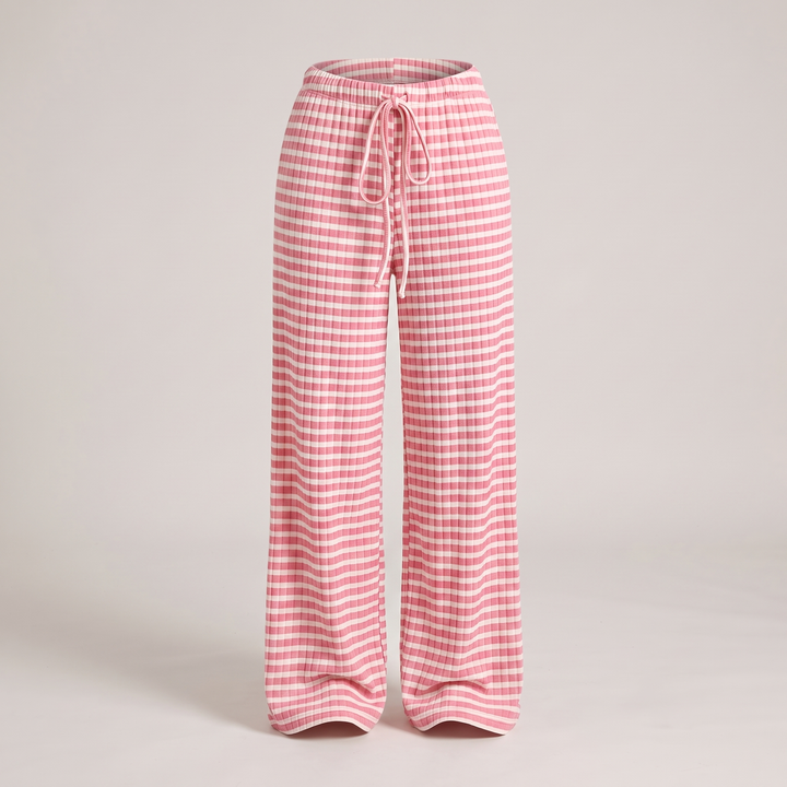 WINNIE RELAXED WIDE-LEG PYJAMA TROUSERS