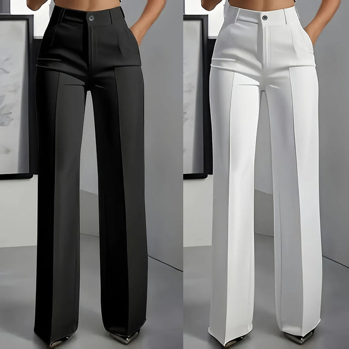 Women's High-Waisted Suit Trousers