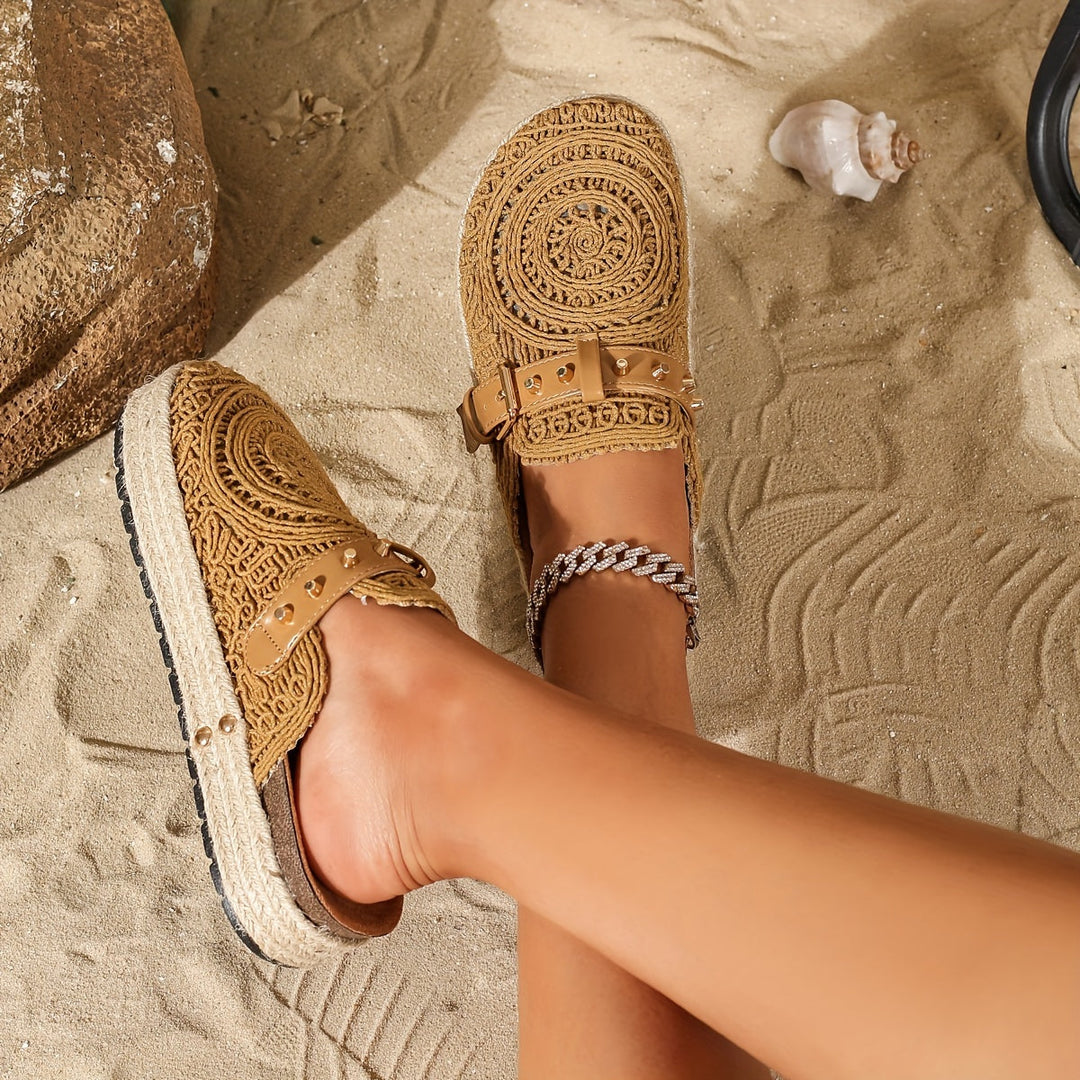 Solara | Slip-On Platform Sandals
