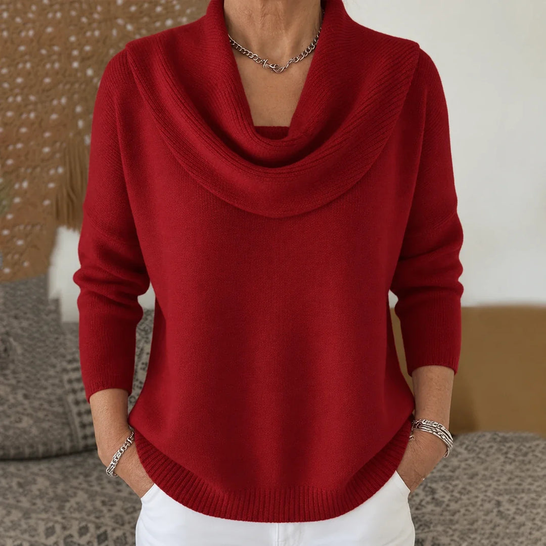 Vionne | Draped Neck Sweater