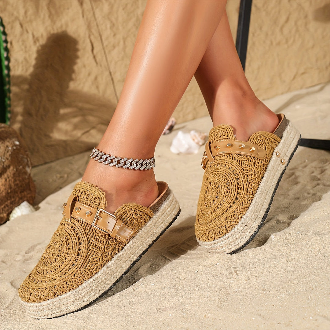 Solara | Slip-On Platform Sandals