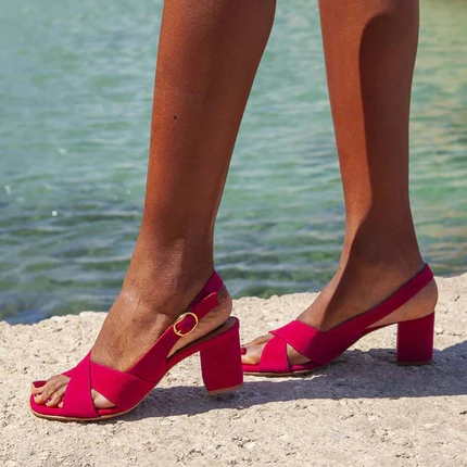 Céleste | Summer Block Heel Sandals