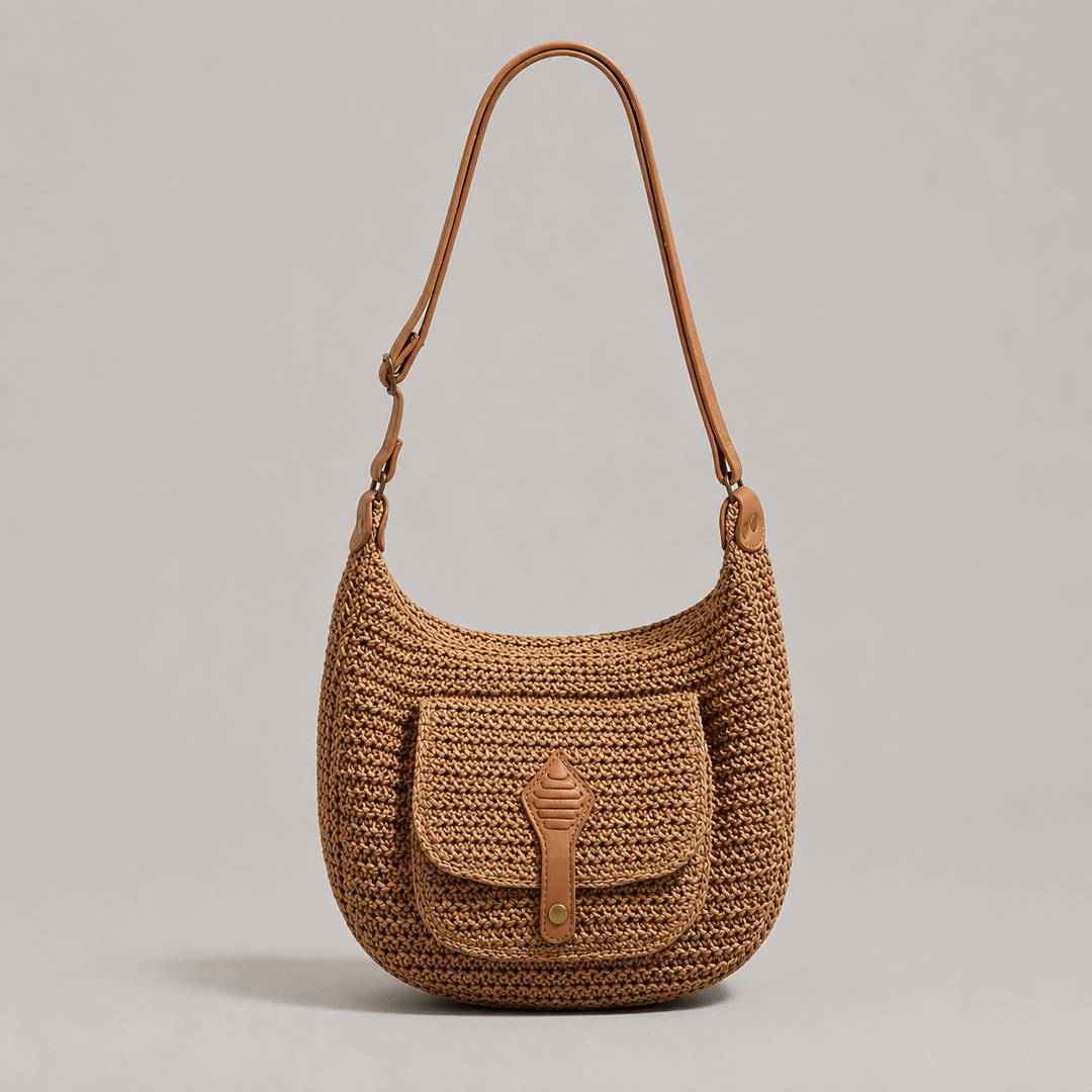 Candice | Woven Crochet Shoulder Bag
