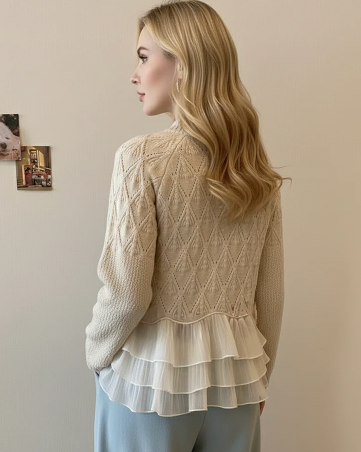 Ruvella | Elegant Ruffle Sweater