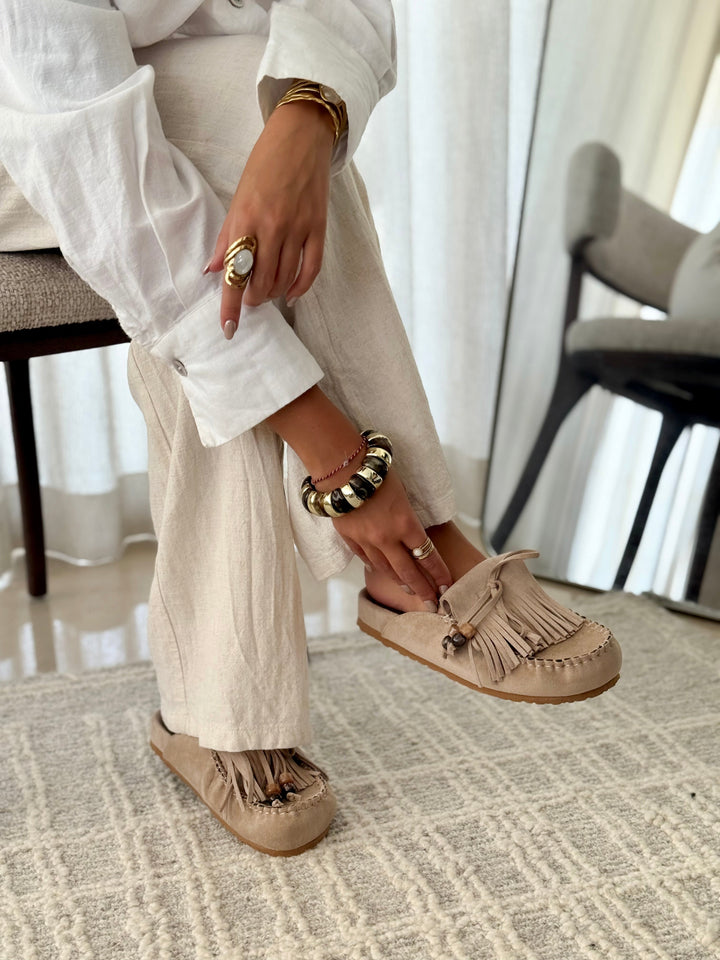 Joan | Taupe Mules