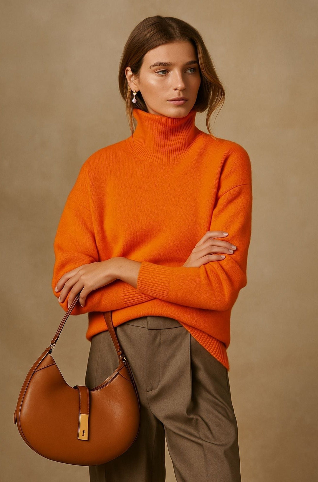 Macario | Women's Cashmere Turtleneck Sweater