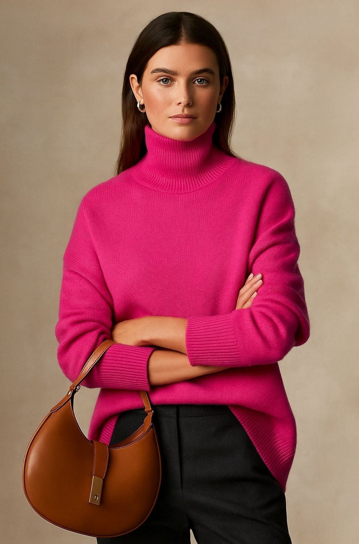 Macario | Women's Cashmere Turtleneck Sweater