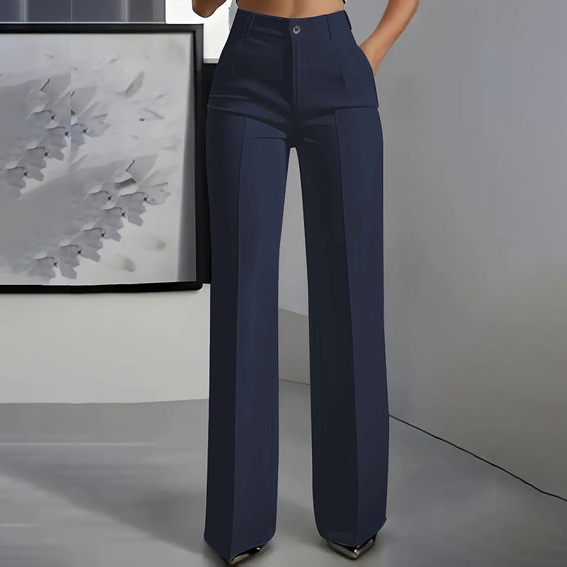 Women's High-Waisted Suit Trousers