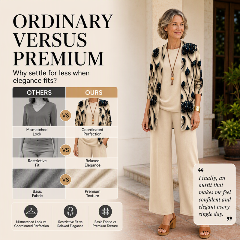Clara | Layered 3-Piece Lounge Set